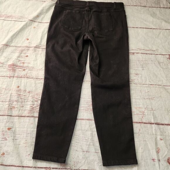 Spanx Ankle Jeans in Clean Black Size XL Petite - Picture 4 of 7